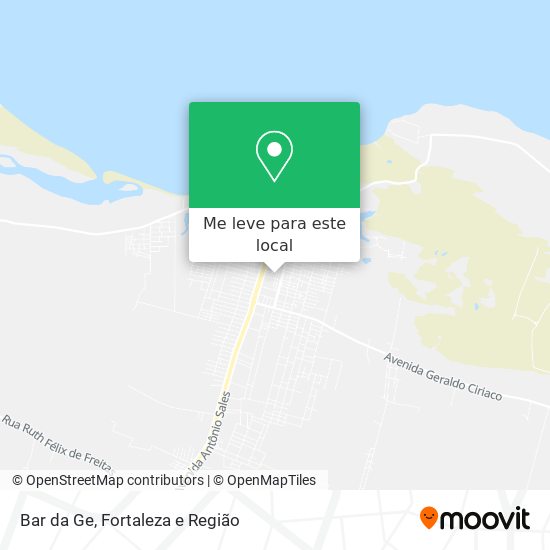 Bar da Ge mapa