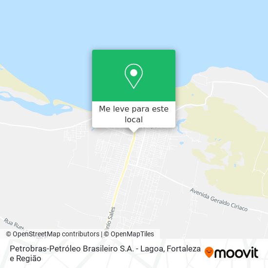 Petrobras-Petróleo Brasileiro S.A. - Lagoa mapa