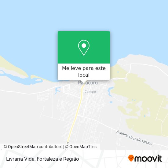 Livraria Vida mapa