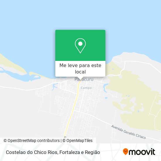 Costelao do Chico Rios mapa