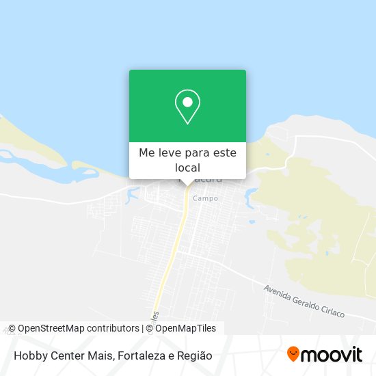 Hobby Center Mais mapa
