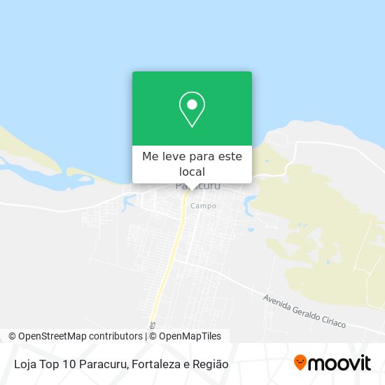Loja Top 10 Paracuru mapa