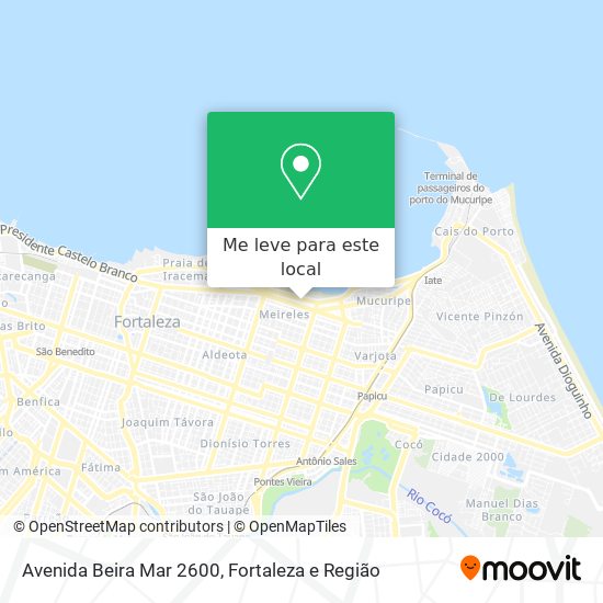 Avenida Beira Mar 2600 mapa