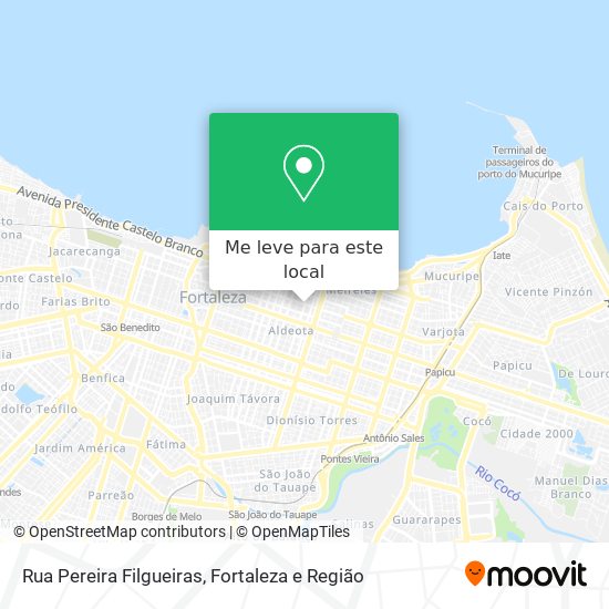 Rua Pereira Filgueiras mapa
