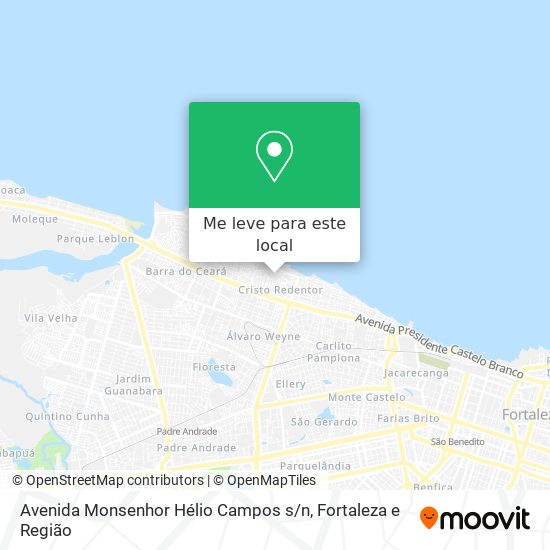 Avenida Monsenhor Hélio Campos s / n mapa