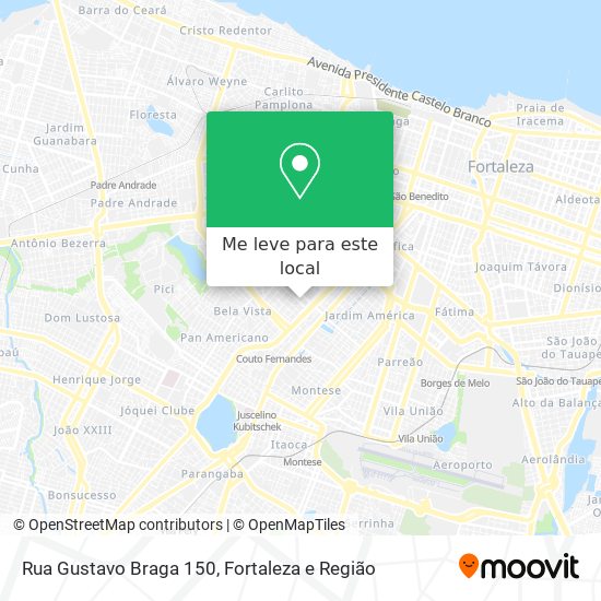 Rua Gustavo Braga 150 mapa