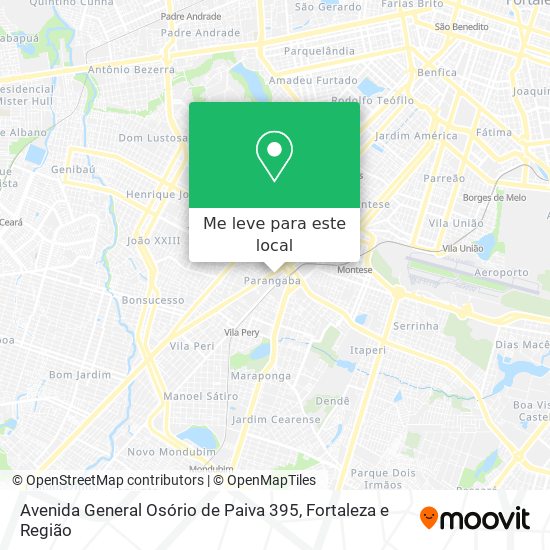 Avenida General Osório de Paiva 395 mapa