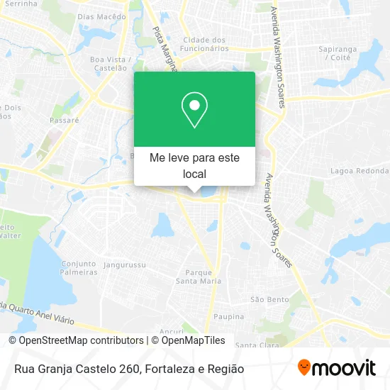 Rua Granja Castelo 260 mapa