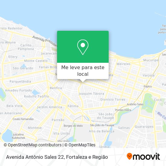 Avenida Antônio Sales 22 mapa