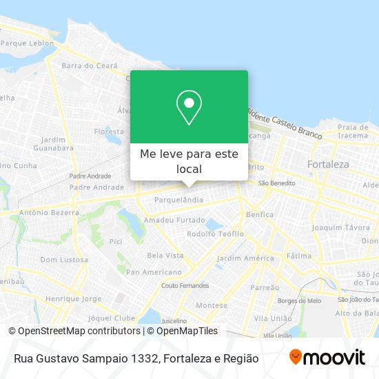 Rua Gustavo Sampaio 1332 mapa
