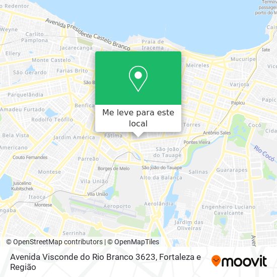 Avenida Visconde do Rio Branco 3623 mapa
