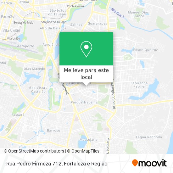 Rua Pedro Firmeza 712 mapa