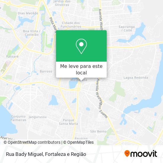 Rua Bady Miguel mapa
