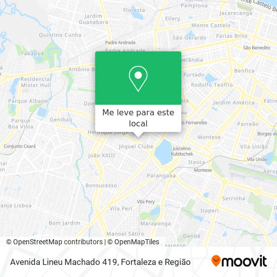 Avenida Lineu Machado 419 mapa