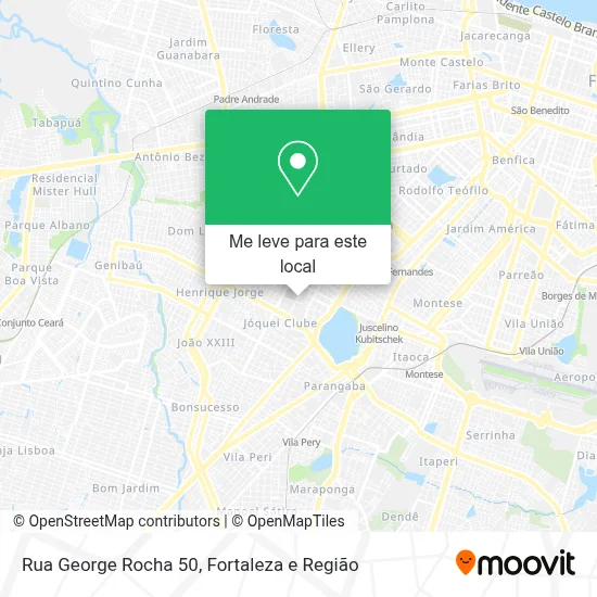 Rua George Rocha 50 mapa