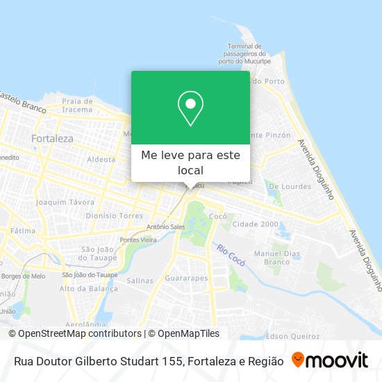 Rua Doutor Gilberto Studart 155 mapa
