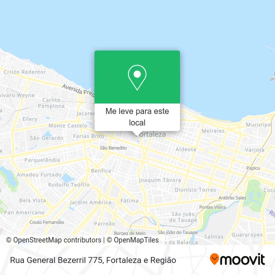 Rua General Bezerril 775 mapa