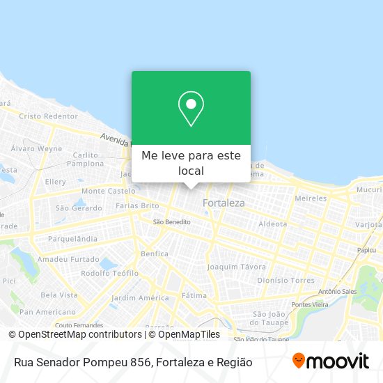 Rua Senador Pompeu 856 mapa