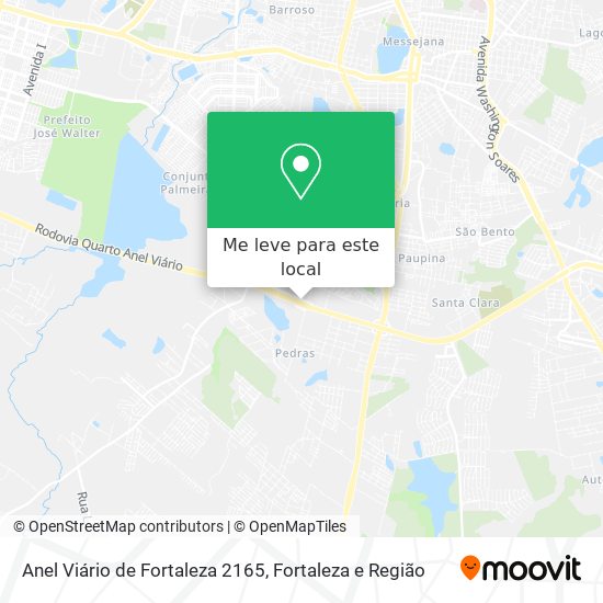 Anel Viário de Fortaleza 2165 mapa