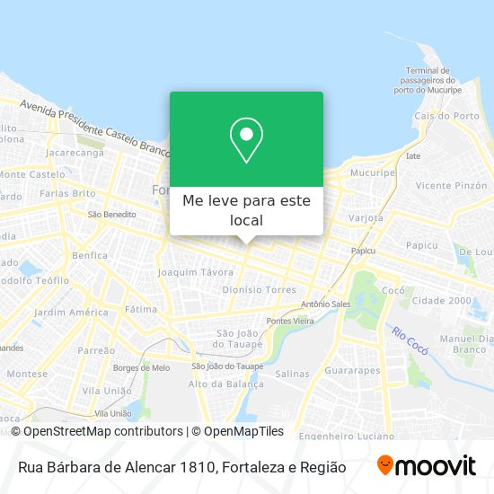 Rua Bárbara de Alencar 1810 mapa