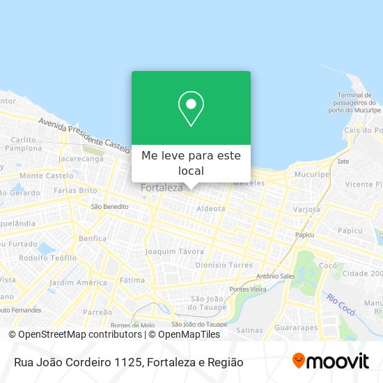 Rua João Cordeiro 1125 mapa
