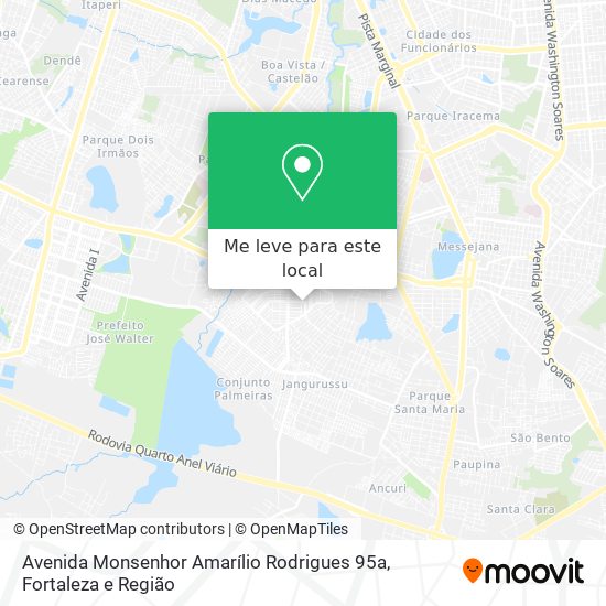 Avenida Monsenhor Amarílio Rodrigues 95a mapa