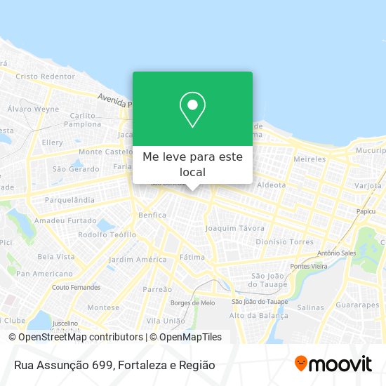 Rua Assunção 699 mapa