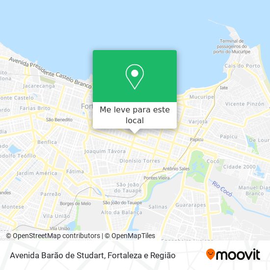 Avenida Barão de Studart mapa