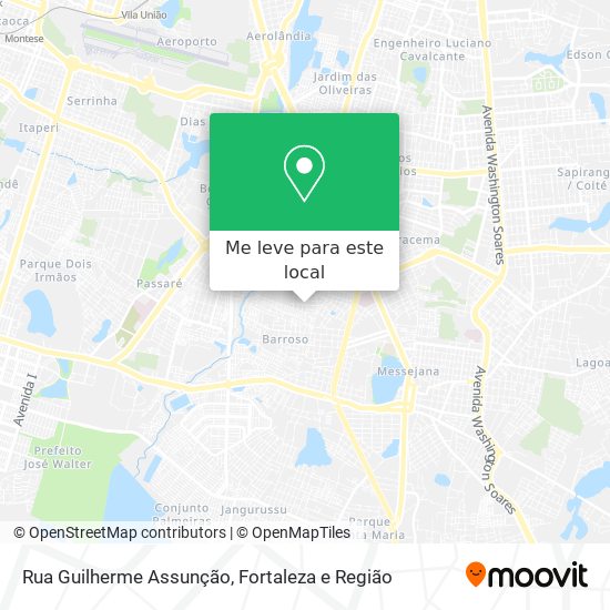 Rua Guilherme Assunção mapa