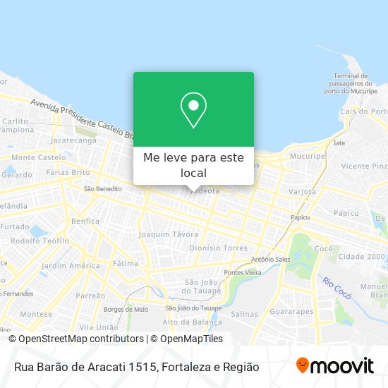 Rua Barão de Aracati 1515 mapa