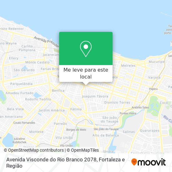 Avenida Visconde do Rio Branco 2078 mapa