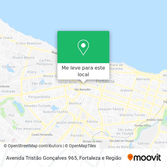 Avenida Tristão Gonçalves 965 mapa
