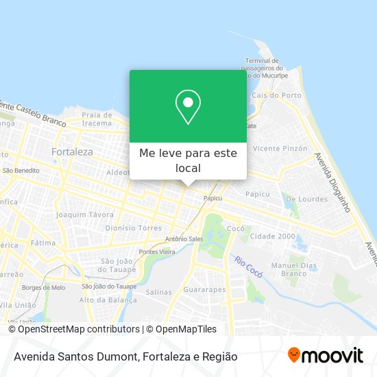 Avenida Santos Dumont mapa