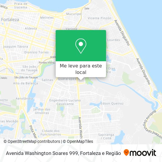 Avenida Washington Soares 999 mapa