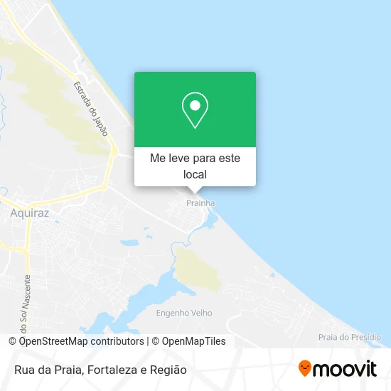 Rua da Praia mapa
