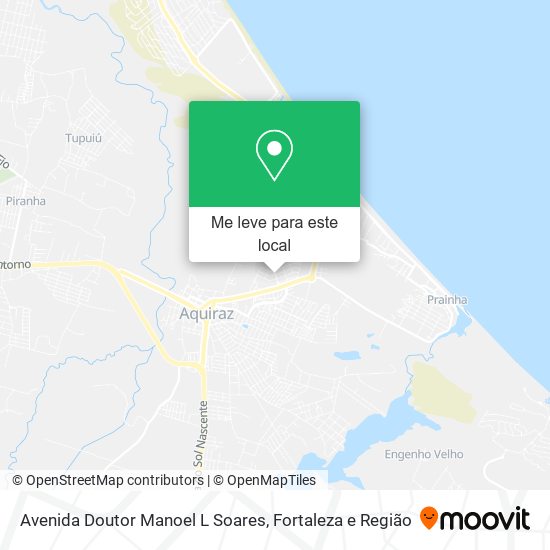 Avenida Doutor Manoel L Soares mapa