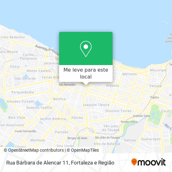 Rua Bárbara de Alencar 11 mapa