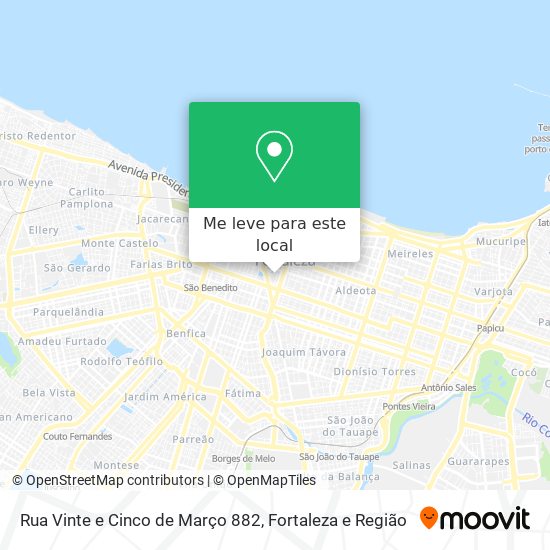 Rua Vinte e Cinco de Março 882 mapa