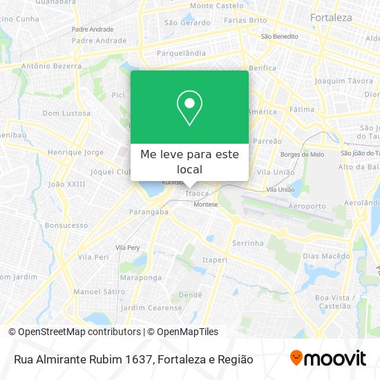 Rua Almirante Rubim 1637 mapa