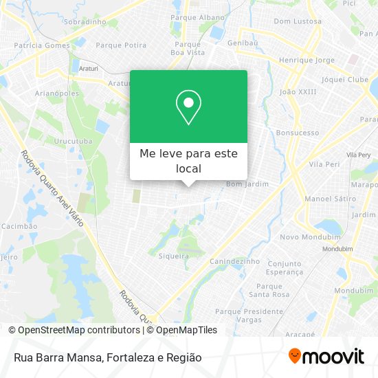 Rua Barra Mansa mapa