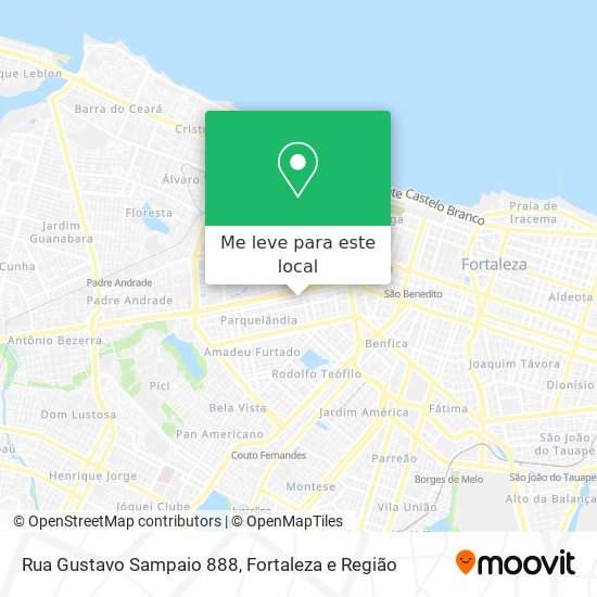 Rua Gustavo Sampaio 888 mapa