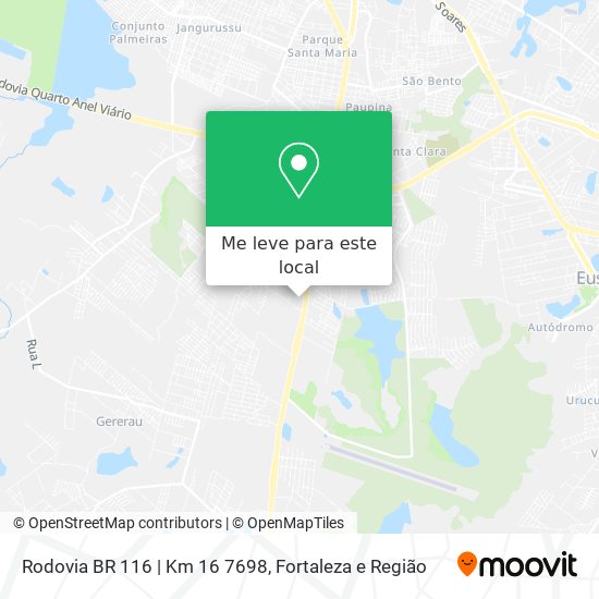 Rodovia BR 116 | Km 16 7698 mapa