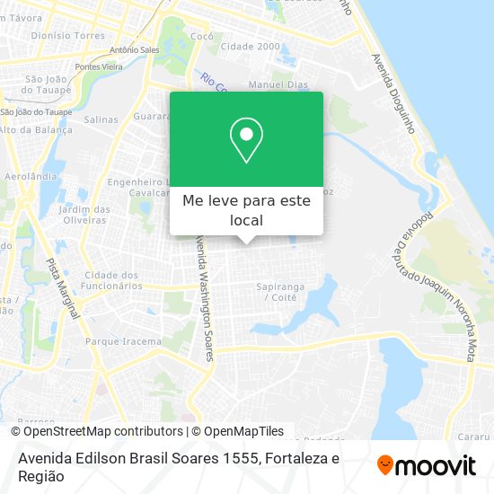 Avenida Edilson Brasil Soares 1555 mapa