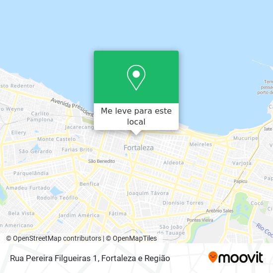 Rua Pereira Filgueiras 1 mapa