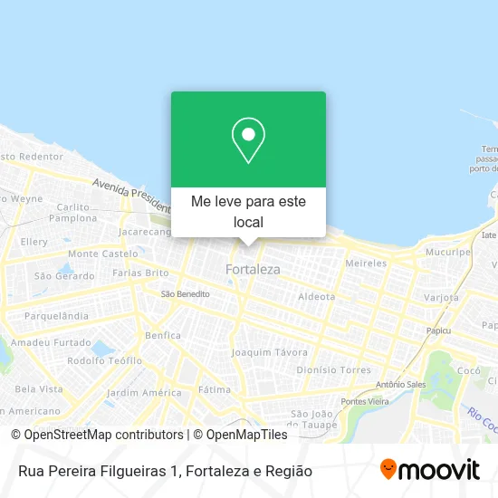 Rua Pereira Filgueiras 1 mapa