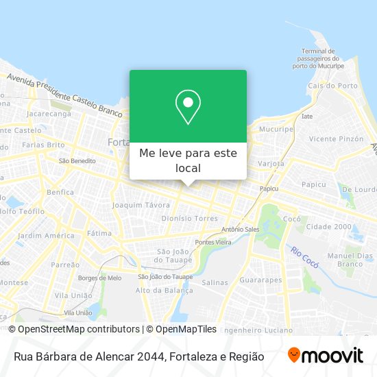 Rua Bárbara de Alencar 2044 mapa