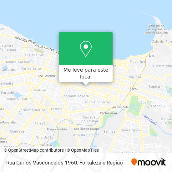 Rua Carlos Vasconcelos 1960 mapa