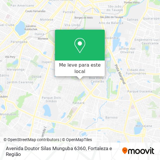 Avenida Doutor Silas Munguba 6360 mapa