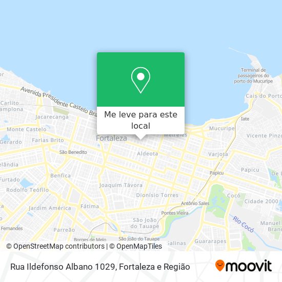 Rua Ildefonso Albano 1029 mapa