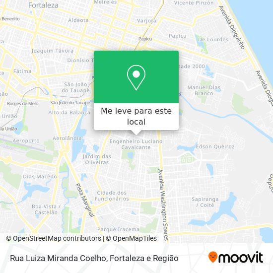 Rua Luiza Miranda Coelho mapa